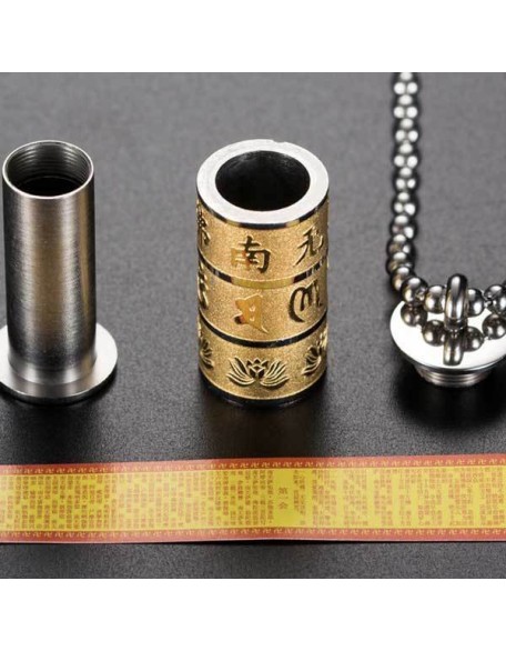 Tibetan Prayer Wheel - Spinning Buddhist Mantra Necklace Tibetan Prayer Wheel - Spinning Buddhist Mantra Necklace