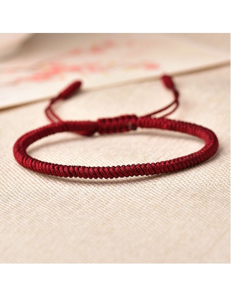 Tibetan Buddhist Knot Lucky Rope Bracelet Tibetan Buddhist Knot Lucky Rope Bracelet
