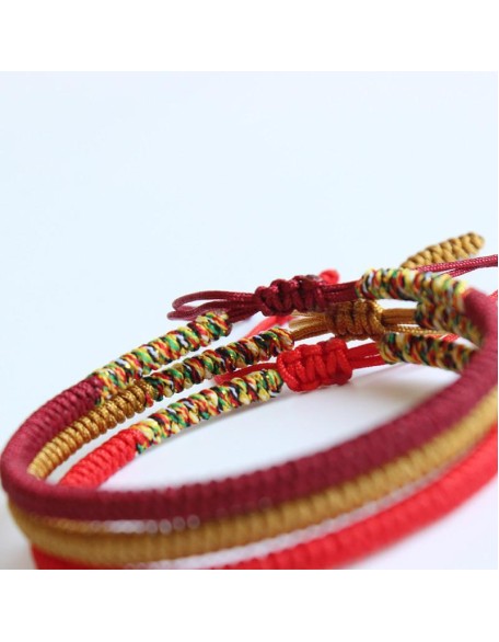 Tibetan Handmade Knot Bracelets - For Security Tibetan Handmade Knot Bracelets - For Security