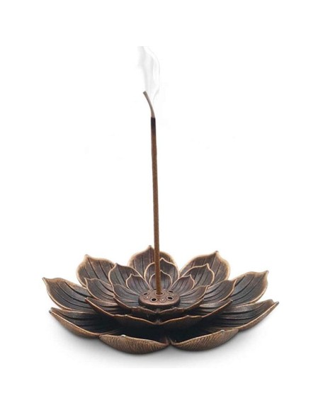 Bronze Lotus Incense Burner - For Inner Peace Bronze Lotus Incense Burner - For Inner Peace