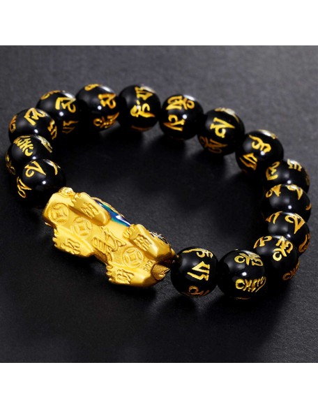 Color-Changing Pixiu Obsidian Wealth Bracelet Color-Changing Pixiu Obsidian Wealth Bracelet