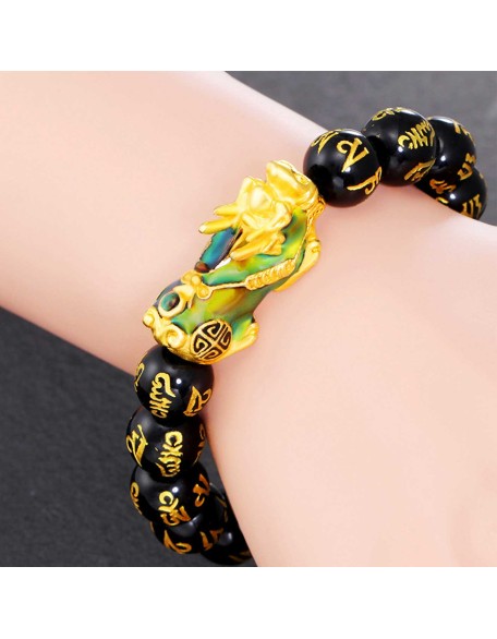 Color-Changing Pixiu Obsidian Wealth Bracelet Color-Changing Pixiu Obsidian Wealth Bracelet