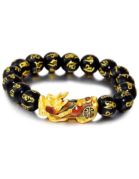Color-Changing Pixiu Obsidian Wealth Bracelet Color-Changing Pixiu Obsidian Wealth Bracelet