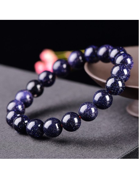 Blue Sandstone Bracelet - Intention Amplifier Blue Sandstone Bracelet - Intention Amplifier