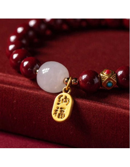 Red Cinnabar Good Fortune Bracelet Red Cinnabar Good Fortune Bracelet