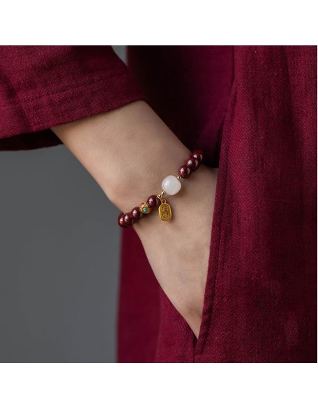 Red Cinnabar Good Fortune Bracelet Red Cinnabar Good Fortune Bracelet