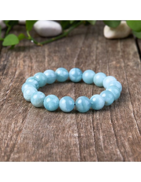 Blue Aquamarine Calming Bracelet - Grounding & Soothing Blue Aquamarine Calming Bracelet - Grounding & Soothing