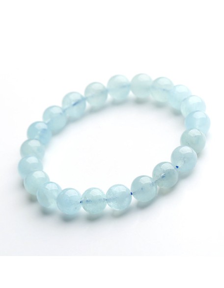 Blue Aquamarine Calming Bracelet - Grounding & Soothing Blue Aquamarine Calming Bracelet - Grounding & Soothing