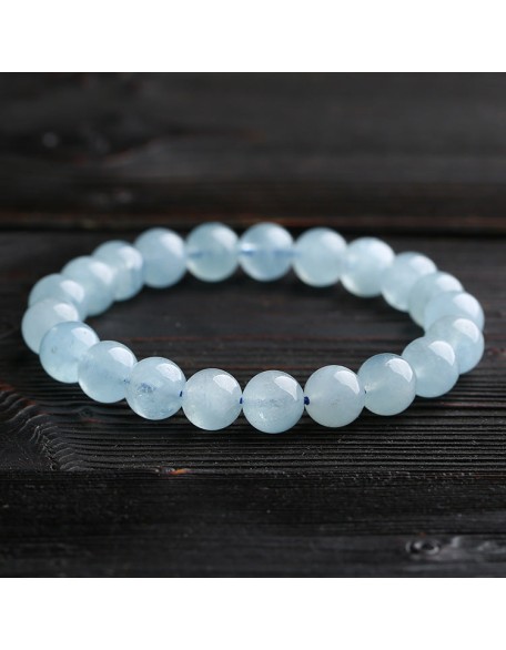 Blue Aquamarine Calming Bracelet - Grounding & Soothing Blue Aquamarine Calming Bracelet - Grounding & Soothing