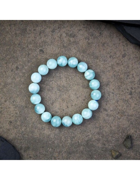 Blue Aquamarine Calming Bracelet - Grounding & Soothing Blue Aquamarine Calming Bracelet - Grounding & Soothing