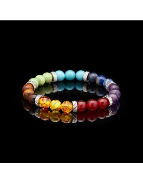 7 Chakra Stone Bracelet 7 Chakra Stone Bracelet