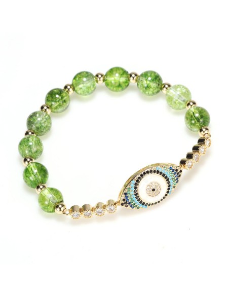 Peridot Style Evil Eye Bracelet Peridot Style Evil Eye Bracelet