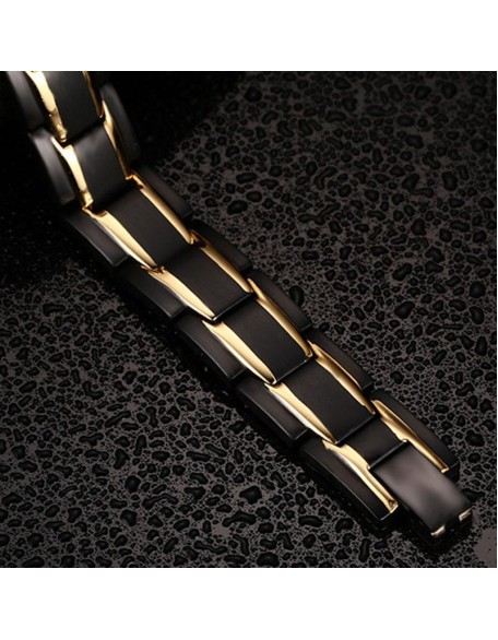 Magnetic Therapy Bracelets - Black, Silver, Gold Magnetic Therapy Bracelets - Black, Silver, Gold