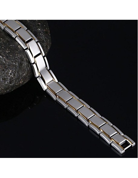 Magnetic Therapy Bracelets - Black, Silver, Gold Magnetic Therapy Bracelets - Black, Silver, Gold