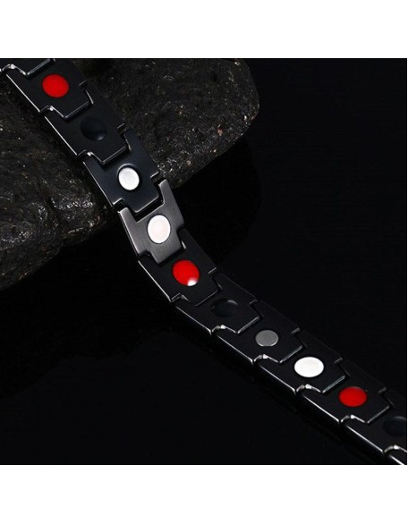 Magnetic Therapy Bracelets - Black, Silver, Gold Magnetic Therapy Bracelets - Black, Silver, Gold