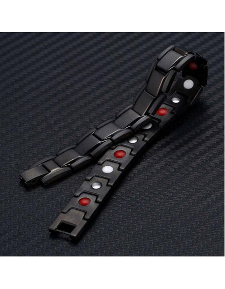 Magnetic Therapy Bracelets - Black, Silver, Gold Magnetic Therapy Bracelets - Black, Silver, Gold