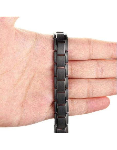 Magnetic Therapy Bracelets - Black, Silver, Gold Magnetic Therapy Bracelets - Black, Silver, Gold