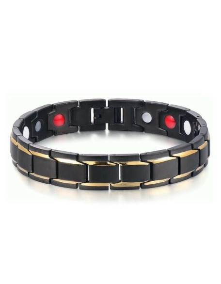 Magnetic Therapy Bracelets - Black, Silver, Gold Magnetic Therapy Bracelets - Black, Silver, Gold