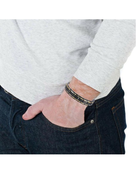 Magnetic Therapy Bracelets - Black, Silver, Gold Magnetic Therapy Bracelets - Black, Silver, Gold