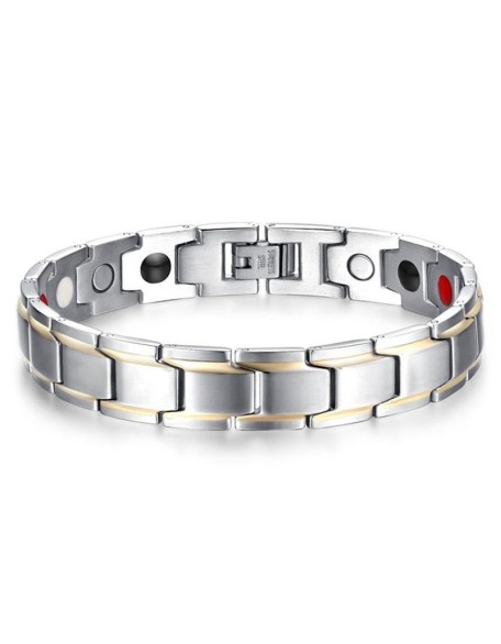 Magnetic Therapy Bracelets - Black, Silver, Gold Magnetic Therapy Bracelets - Black, Silver, Gold
