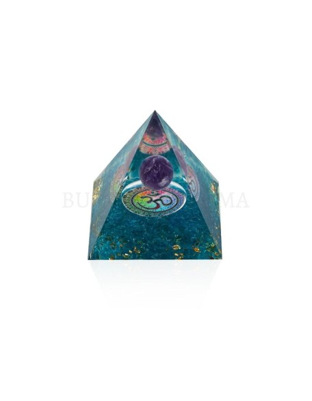 Amethyst Orgonite Pyramid - Orgone Energy Generator Amethyst Orgonite Pyramid - Orgone Energy Generator