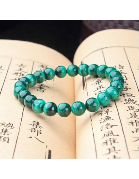 Green Malachite Transformation Bracelet - For Positive Change Green Malachite Transformation Bracelet - For Positive Change