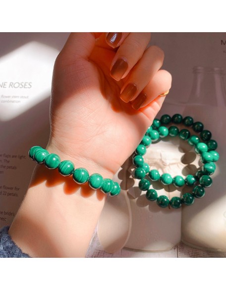 Green Malachite Transformation Bracelet - For Positive Change Green Malachite Transformation Bracelet - For Positive Change