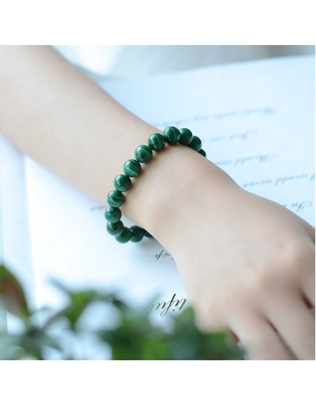 Green Malachite Transformation Bracelet - For Positive Change Green Malachite Transformation Bracelet - For Positive Change