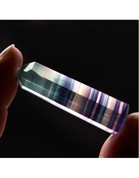Rainbow Fluorite Wand - 7 Chakra Healing Rainbow Fluorite Wand - 7 Chakra Healing