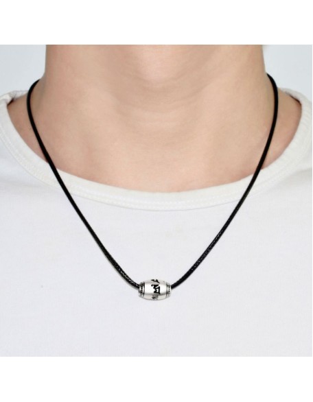 Elegant Tibetan Buddhist Necklace - Mantra for Good Luck Elegant Tibetan Buddhist Necklace - Mantra for Good Luck