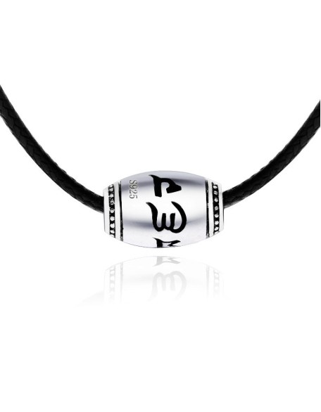 Elegant Tibetan Buddhist Necklace - Mantra for Good Luck Elegant Tibetan Buddhist Necklace - Mantra for Good Luck