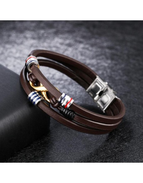 Leather Infinity Bracelet - Infinite Possibilities Leather Infinity Bracelet - Infinite Possibilities