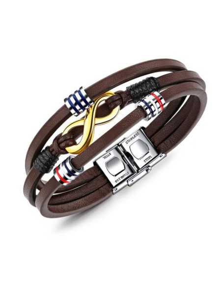 Leather Infinity Bracelet - Infinite Possibilities Leather Infinity Bracelet - Infinite Possibilities