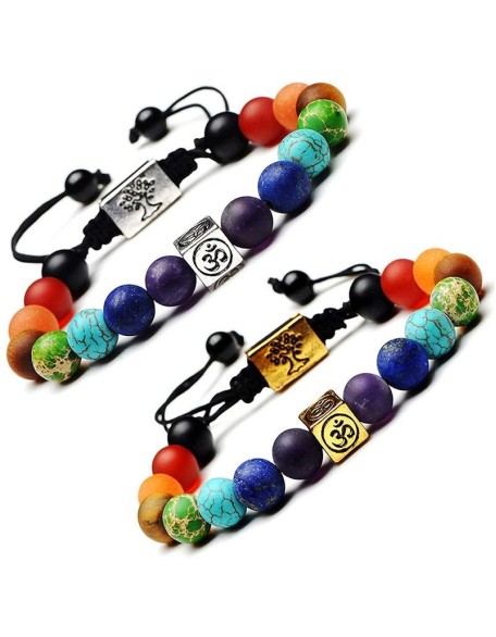 Om Chakra Tree of Life Bracelet Om Chakra Tree of Life Bracelet