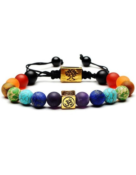 Om Chakra Tree of Life Bracelet Om Chakra Tree of Life Bracelet