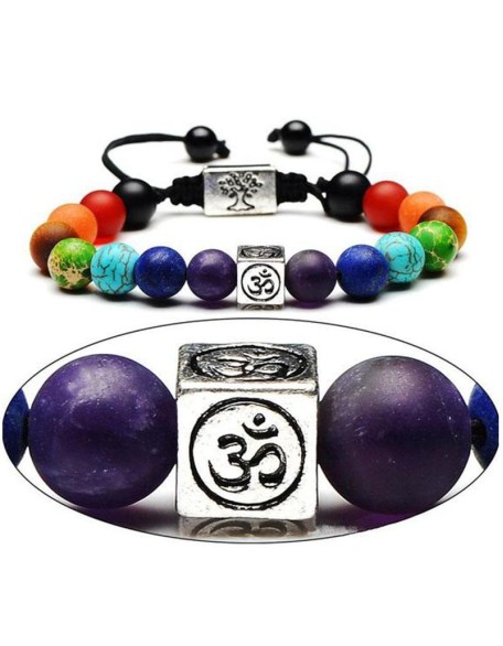 Om Chakra Tree of Life Bracelet Om Chakra Tree of Life Bracelet