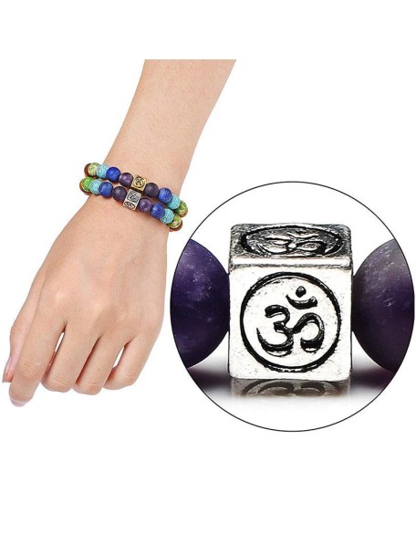Om Chakra Tree of Life Bracelet Om Chakra Tree of Life Bracelet