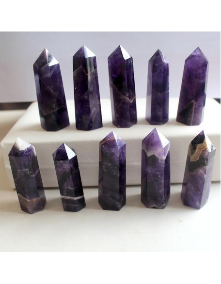Amethyst Crystal Wand - Crown Chakra Healing