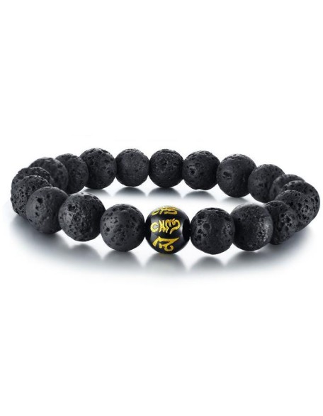 Grounding Agate and Lava Stone Bracelet Set Grounding Agate and Lava Stone Bracelet Set