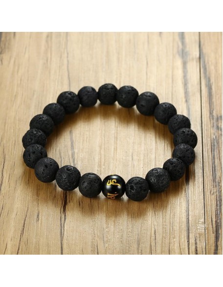 Grounding Agate and Lava Stone Bracelet Set Grounding Agate and Lava Stone Bracelet Set