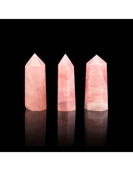 Rose Quartz Wand - Heart Chakra Healing Rose Quartz Wand - Heart Chakra Healing