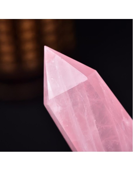 Rose Quartz Wand - Heart Chakra Healing Rose Quartz Wand - Heart Chakra Healing