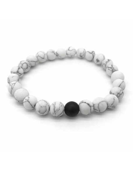 Black & White Distance Bracelets Bundle - For Couples Black & White Distance Bracelets Bundle - For Couples