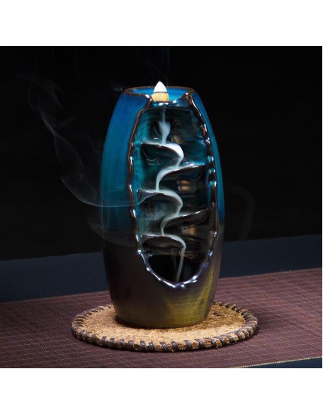 Smoke Waterfall Cone Incense Burner Smoke Waterfall Cone Incense Burner