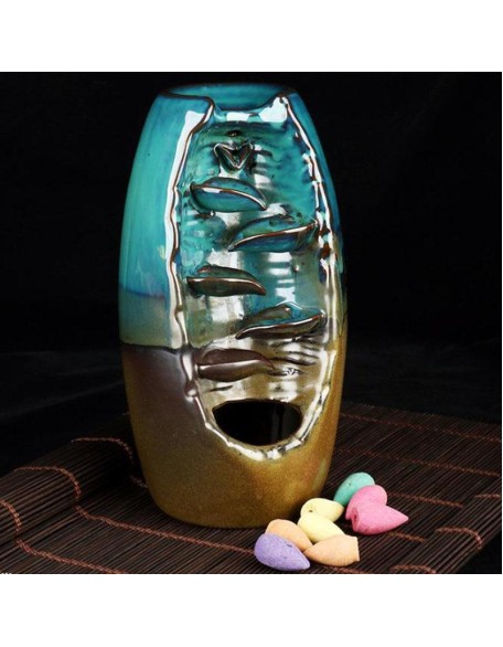 Smoke Waterfall Cone Incense Burner Smoke Waterfall Cone Incense Burner