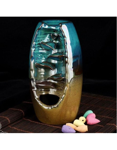 Smoke Waterfall Cone Incense Burner Smoke Waterfall Cone Incense Burner
