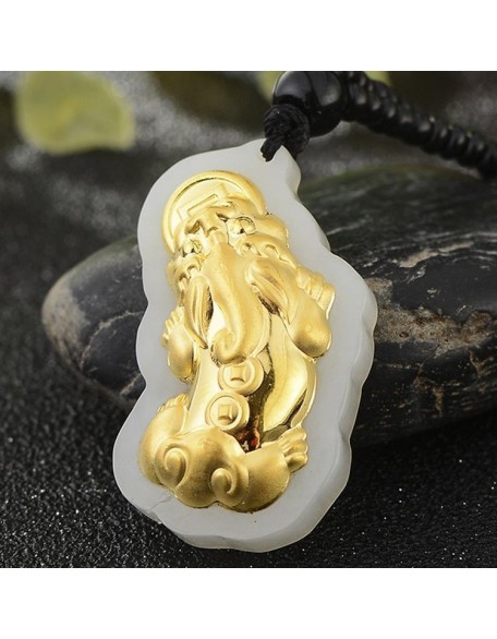 Hetian Jade Pixiu Necklace - Manifest Abundance Hetian Jade Pixiu Necklace - Manifest Abundance
