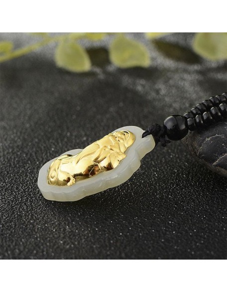 Hetian Jade Pixiu Necklace - Manifest Abundance Hetian Jade Pixiu Necklace - Manifest Abundance