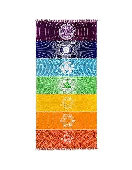 7 Chakra Yoga Mat - Meditation Rug - Tapestry 7 Chakra Yoga Mat - Meditation Rug - Tapestry