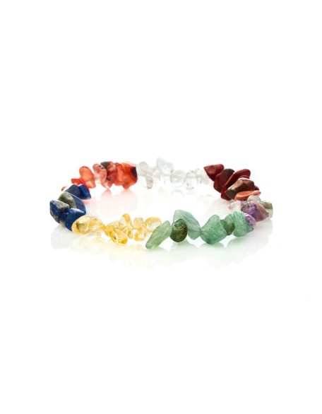 7 Chakra Raw Crystal Bracelet 7 Chakra Raw Crystal Bracelet
